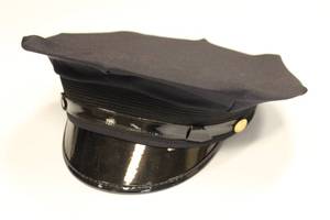 Navy Blue 8 Point Cap With Buttons