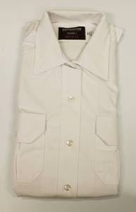 Southeastern Code 1,New White 2 Pockets Uniform Shirt