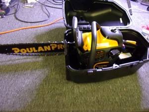 lot 12 image: poulan pro PR5020 chainsaw with cas...
