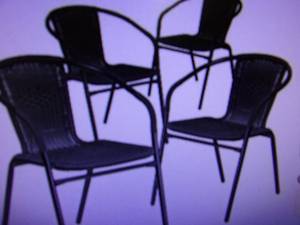 lot 20 image: Flash Furniture Rattan IndoorOutdo...