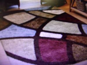 lot 25 image: Orian Rugs Circle Bloom 8x11 Area R...