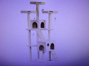 lot 38 image: 7-Tier 72 Cat Tree open box ...