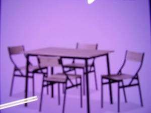 lot 60 image: baxton studio carmen 5 -pc dining s...