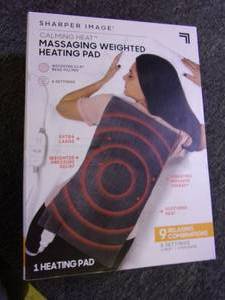 lot 88 image: sharper image massaging weighted he...