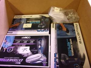 lot 91 image: box of 6 handheld steamers ...