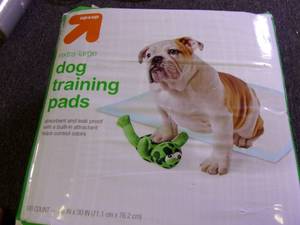 lot 111 image: 100 extra large dog training pads n...