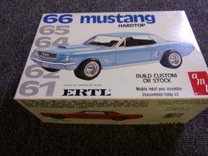 lot 138 image: AMT 1966 mustang hardtop model kit ...