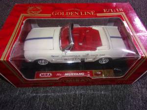 lot 152 image: mira diecast 118 scale 1965 mustan...