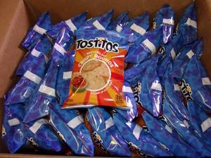 lot 189 image: case of tostitos crispy rounds 641...