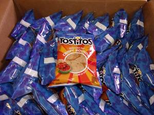 lot 190 image: case of tostitos crispy rounds 641...