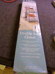 lot 239 image: whitmore double rod closet ...