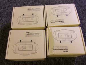 lot 295 image: 4 smart control dogbark collars ...