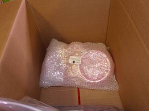 lot 299 image: box with dog pool, food container a...