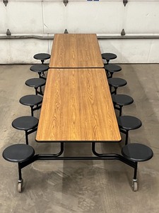 Sico Commercial Folding Rollaway Cafeteria Table