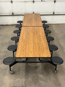 Sico Commercial Folding Rollaway Cafeteria Table