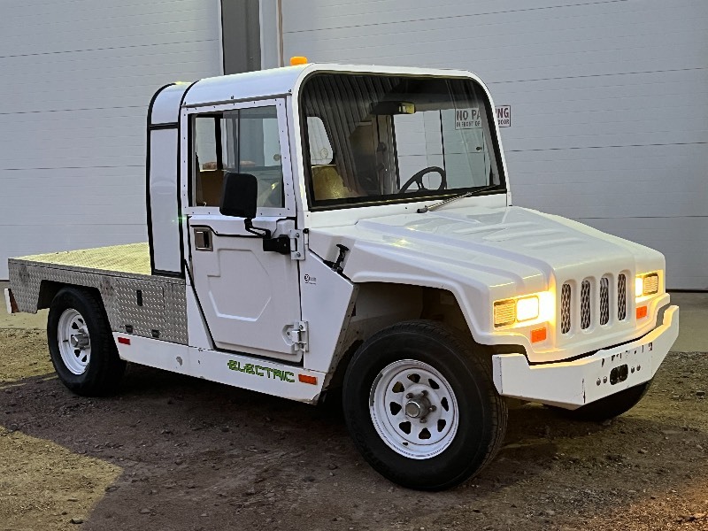 ERide AllElectric Flatbed Utility Truck KBID