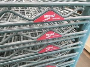 Seven Metro Anti Microbial shelves 24x36, no posts