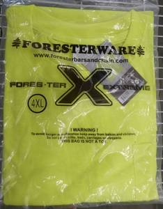 6 HiVis Lime tshirt size 4XL