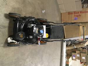 22 in. Self Propelled Lawn Mower by PoulPro Customer Returns See Pictures