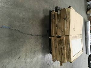 9 Boxes of Emsser Tile Sculpture White Matte 12.09 in. X 24.21 in. Procelain Floor and Wall Tile (10.116 sq. ft.  Case) Customer Returns See Terms on Auction