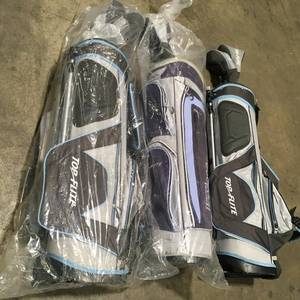 Lot of 3 Golf Clubs and Bags Customer Returns See Terms on Auction