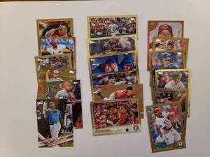 18 Gold Baseball Cards