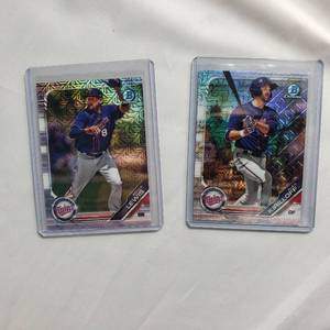 Topps Chrome Royce Lewis, Alex Kirilloff