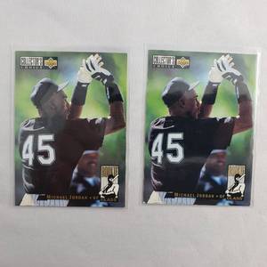 2 Michael Jordan Collectors Choice Rookie Cards