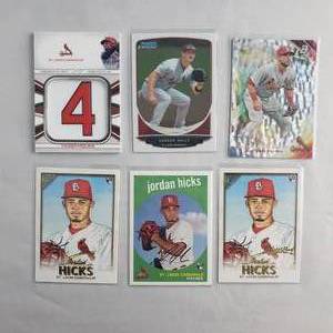 Yadier Molina Jersey Medallion, Jordan Hicks RCs, Carson Kelly and Matt Carpenter
