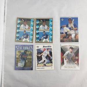 Lot of 6 Rookie Cards Guerrero, Damon, Tulowitzki