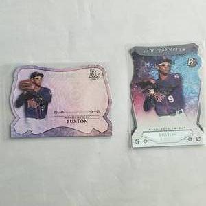 Pair of 2 Byron Buxton Die Cuts