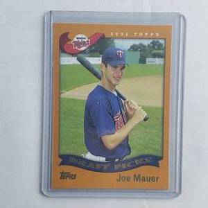 Joe Mauer 2002 Draft Picks Card