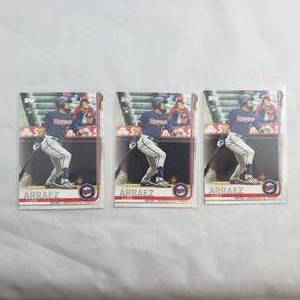3 Luis Arraez Topps RC Cards