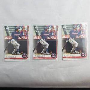 3 Luis Arraez Topps RC Cards
