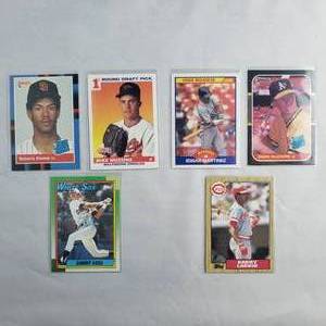 6 Rookie Cards including Mark McGwire
