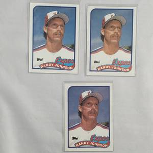 Lot of 5 Randy Johnson Rookie