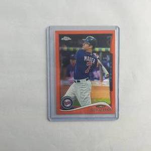 Joe Mauer Orange Refractor