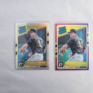Pair Tyler Glasnow Rookie Refractor Cards