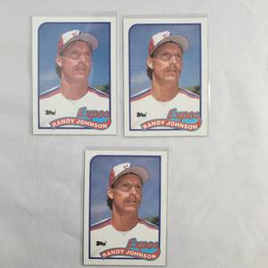 Lot of 3 Randy Johnson Rookie