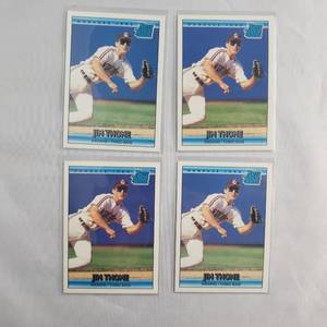 Lot of 4 Jim Thome Rookie Cards