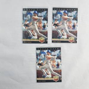 Lot of 3 Mike Piazza Star Rookie Cards