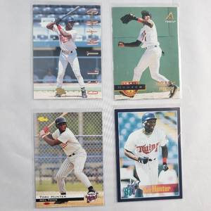 Lot of 4 Torii Hunter Rookie Cards