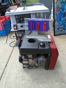 lot 106 image: Coleman 1850 watt generaor. Nice used condition. Tested & works. As shown.