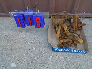 lot 118 image: Lot of 7 gopher traps. Assorted styles. Most victor. As shown.