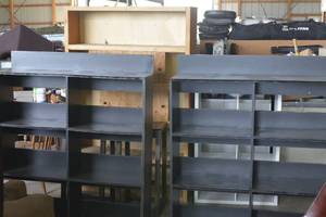 lot 28 image: 2 matching shelves