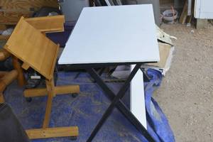 lot 35 image: 2 drafting tables
