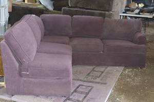 lot 52 image: Purple Couch