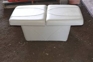 lot 55 image: Boat seat with cooler