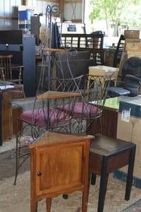 lot 69 image: Corner table and side table