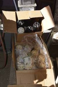 lot 116 image: 2 boxes of Biodegradable Plant containers